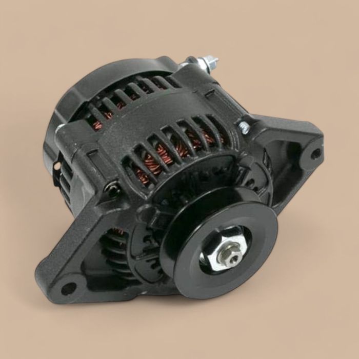TSP Aftermarket Top Street Performance ES1004BK 90 Amp Alternator Black Mini Denso Racing Style