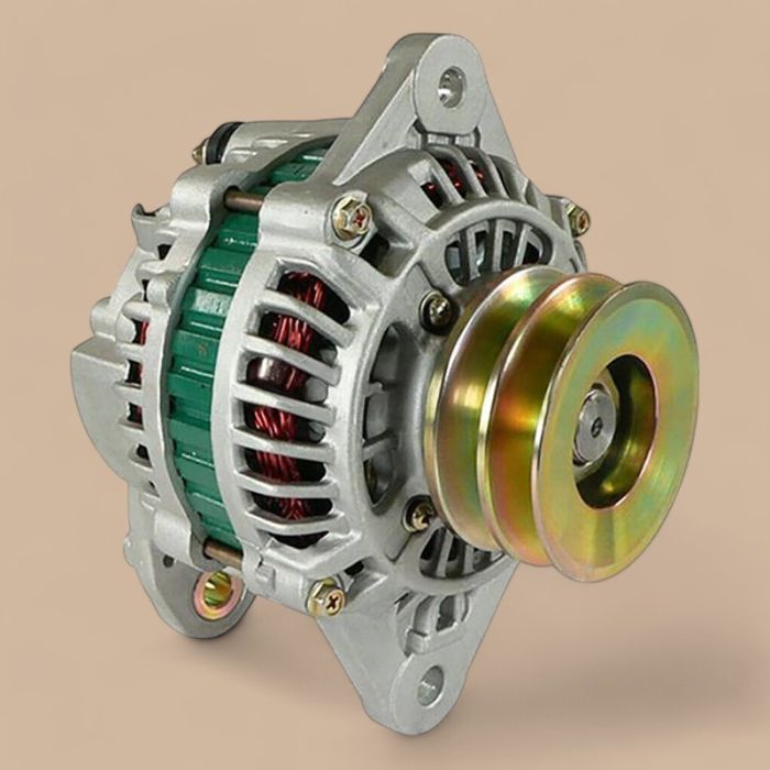 Mitsubishi 24V Alternator ME017614 Compatible for Mitsubishi Engine 6D34 6D22-T Kobelco SK160LC SK200-6ES SK290LC SK330LC SK235S