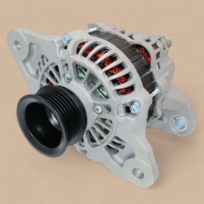 Volvo 14V 115A Alternator 24110417 Compatible for Volvo Penta Engine D1-30 D2-75 D4-180I-F D4-210A-A D6-280A-B D6-435I-C