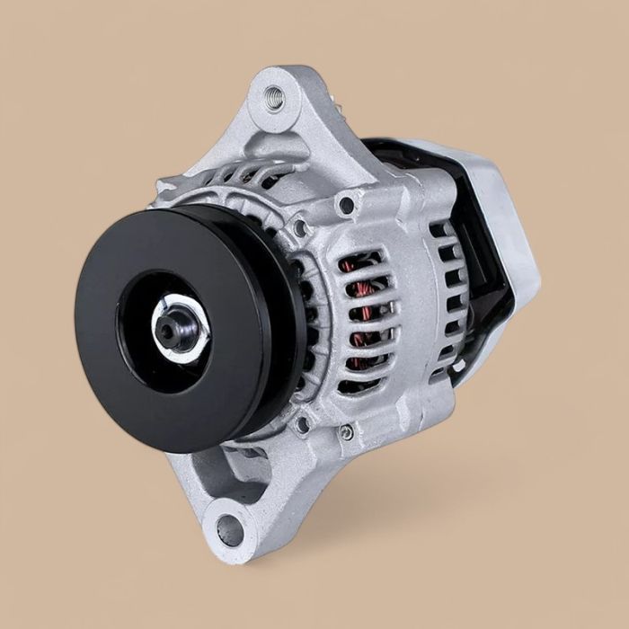 Perkins 12V 45A Alternator 16771-64010 16771-64012 Compatible for Perkins 104-22 Kubota V2203 V1902 F2402 Engine R410 R410B Gehl 4625SX Scat Trak 1300C Loader