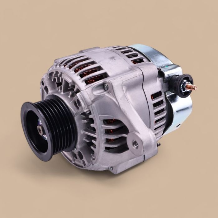 Kubota 12V 80A Alternator 1J757-64010 1J757-64012 Compatible for Kubota Compact Track Loader SVL75 SVL75C SVL90 SVL75-2C SVL90-2C SVL90-2 SVL90C SVL75-2CA SVL75-2