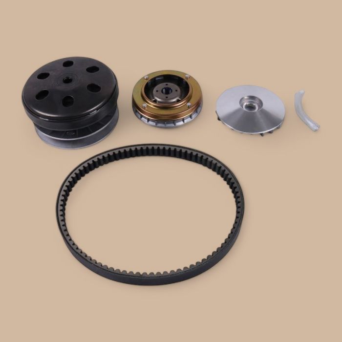 Linhai Primary Secondary Driven Clutch Pulley Belt Kit 27248 27254 23815 Compatible for Linhai Bighorn 400 2D SE LX IRS Dragon Fly 400