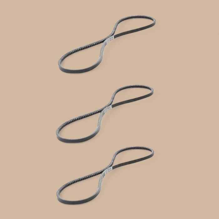 Fendt 3 Pieces V Belt 10X1125LA Compatible for Fendt 610LS 611LS 614LS 615LS Valmet 1100 1103 1202 702 703 802 Tractor