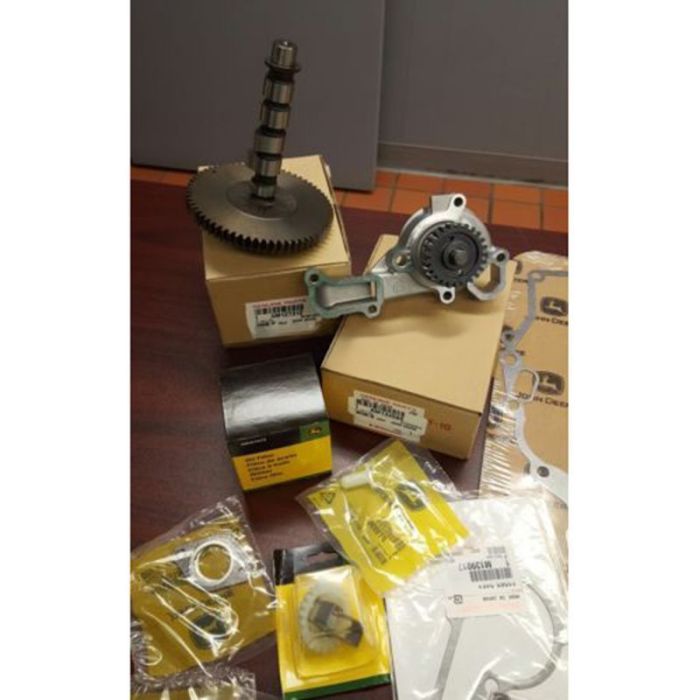 John Deere Camshaft AM127312 & Water Pump Gasket Kit Compatible for Kawasaki Engine FD590V John Deere Tractor 345 F725 285 320