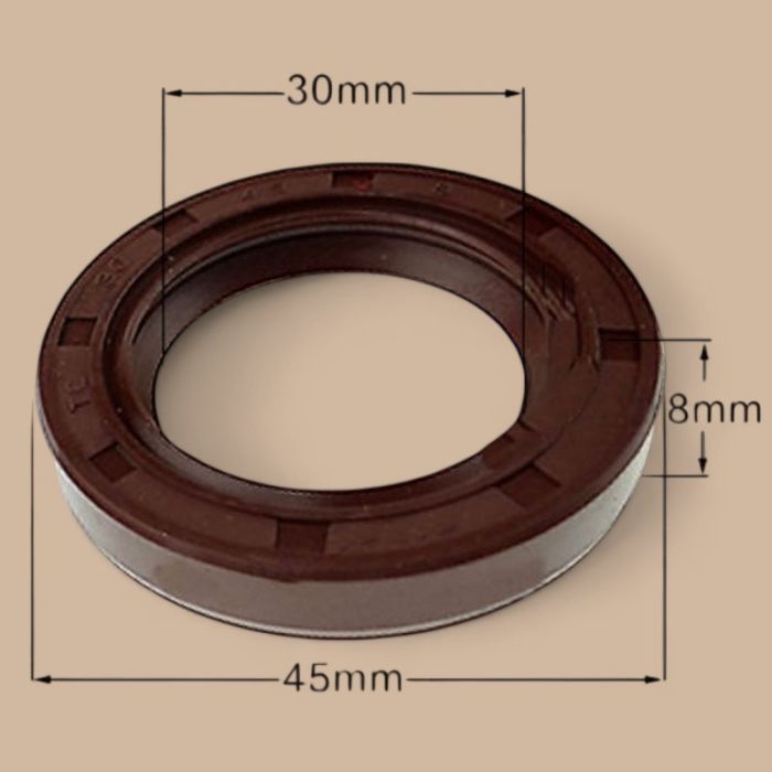 Kipor Crankshaft Oil Seal 30*45*8 Compatible for Kipor Kama Engine 170F 173F