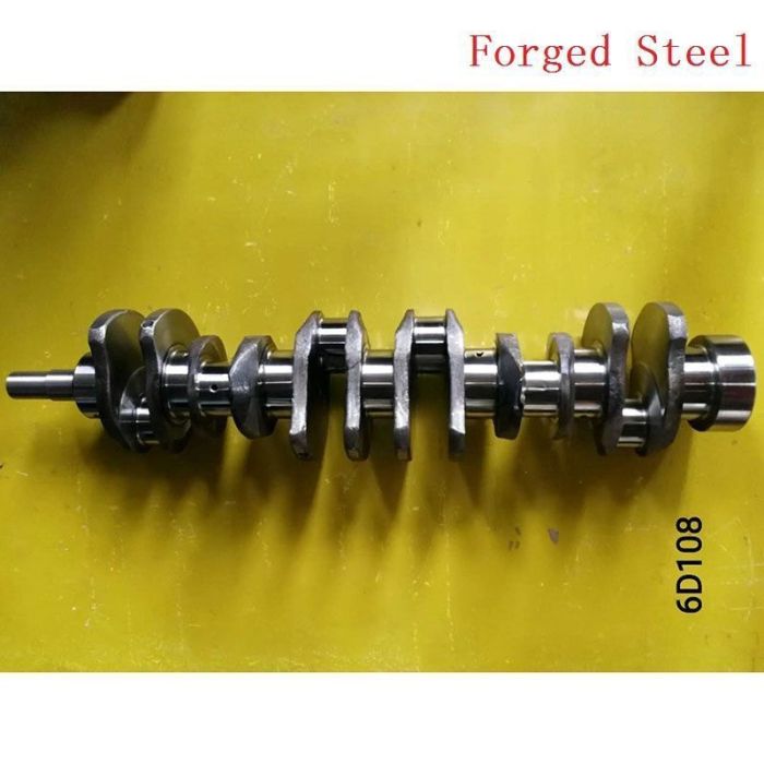 Komatsu Crankshaft 6222-31-1101 Compatible for Komatsu 6D108 SAA6D108E SA6D108 S6D108-1 Engine WA380-3 Wheel Loader