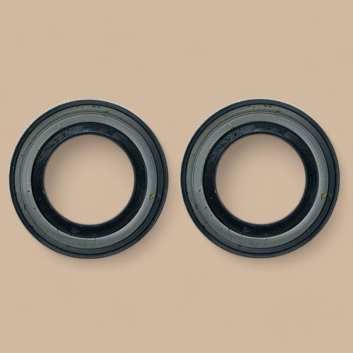 New Holland 2 PCS Crankshaft Front Seal MT40283490 Compatible for Shibaura Engine N844 New Holland L140 L175 CASE D40 DX33 Loader