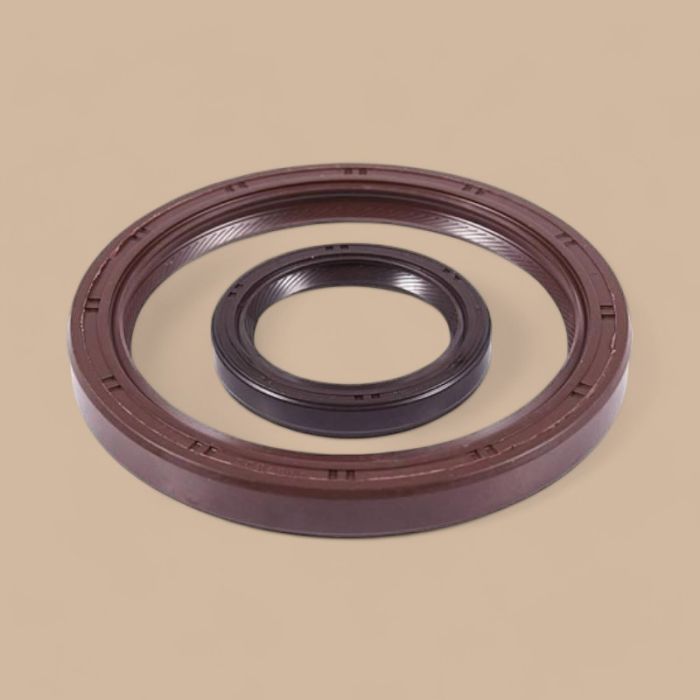 Honda Crankshaft Seal Set 91212-PNC-004 91214-RNB-A01 Compatible for Honda Civic 2006-2015 Acura RSX 2002-2006 TSX 2004-2008