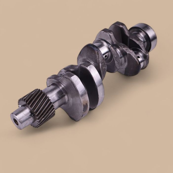 Yanmar Crankshaft 719810-21700 Compatible for Yanmar Engine 3TN75-UA 3TN75E-S 3TN75E-G1 3TN82E-G1 4TN82E-S 4TN82L-RNF Tractor F17 F165 F175 FX17