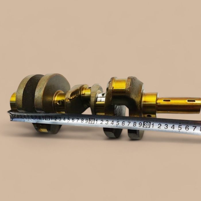 John Deere Crankshaft AM882425 Compatible for Yanmar Engine 3TNV76 3TNE74 3TNE74C 3TNV80F 3TNM72 John Deere Excavator E18ZS