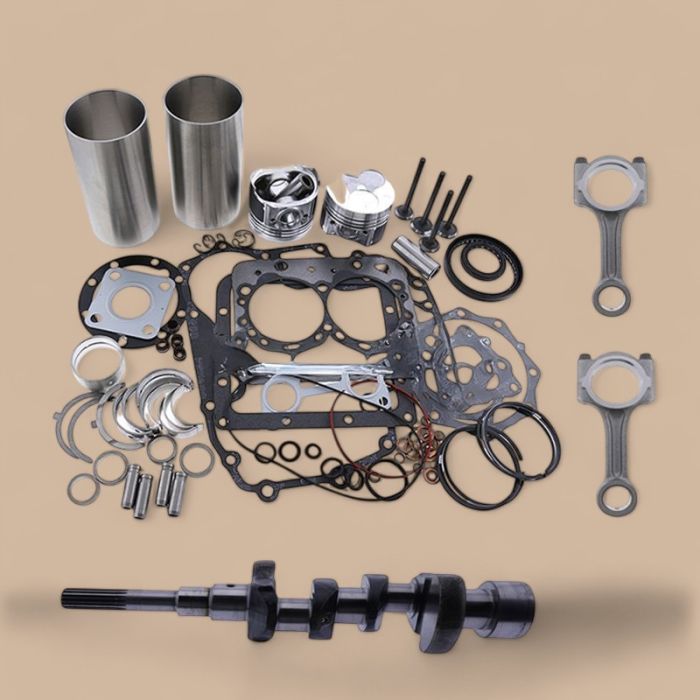 Kubota Overhaul Rebuild Kit & Crankshaft & Connecting Rod Compatible for Kubota Engine Z482