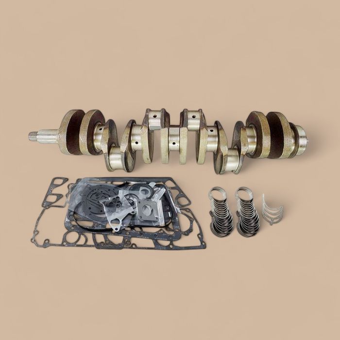 Caterpillar Crankshaft & Bearing & Thrust Washer & Gasket Kit Compatible for Caterpillar CAT Engine 3046 3046T