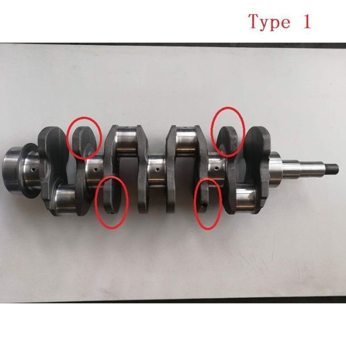 Mitsubishi Crankshaft MD013680 Compatible for Mitsubishi 4D35 Engine