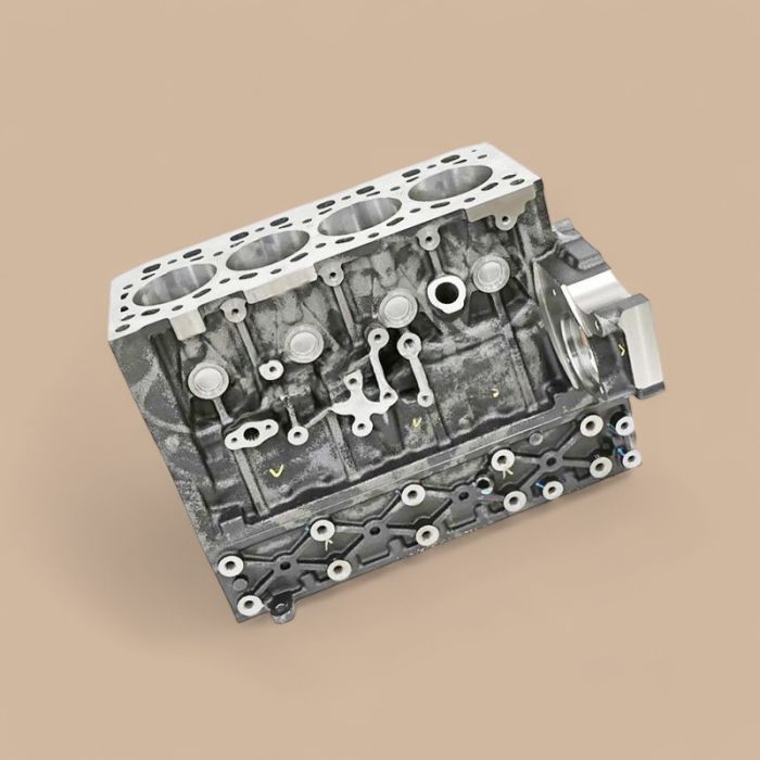 Doosan Bare Block Cylinder 7030261 Compatible for Doosan Engine D24 D24NAP Bobcat Loader T450 T550 T590 T595 T630 T650