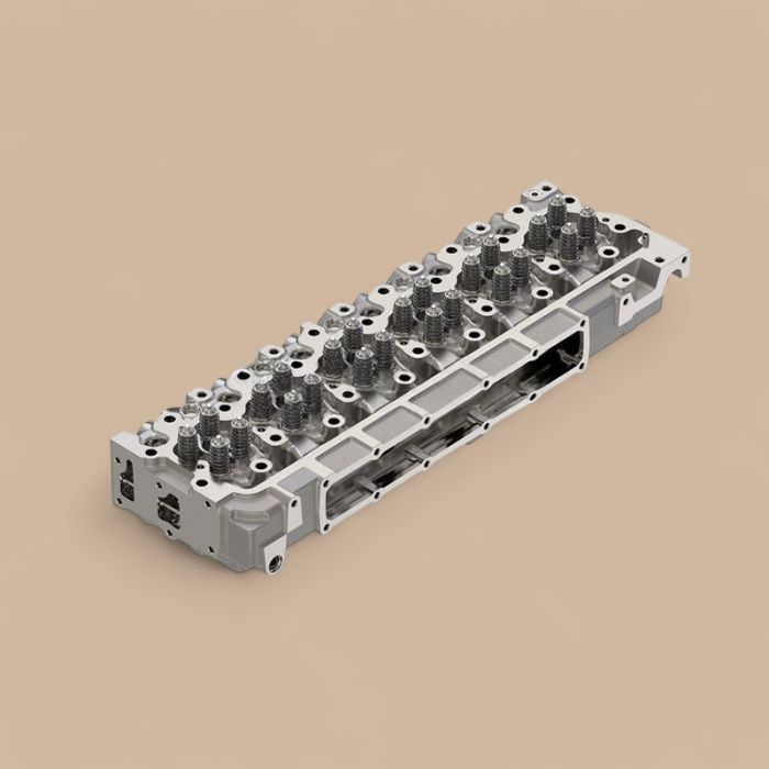 John Deere Complete Cylinder Head with Valves RE588251 RE545710 Compatible for John Deere Engine 6.8L 6068 Excavator 210GLC 250GLC 290GLC