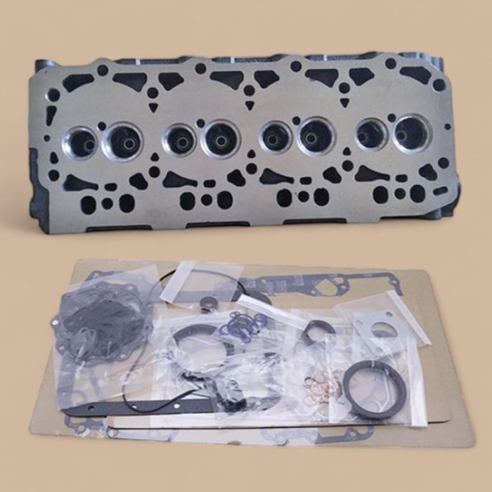 Yanmar Cylinder Head with Full Gasket Kit Compatible for Yanmar Engine 4TNE86