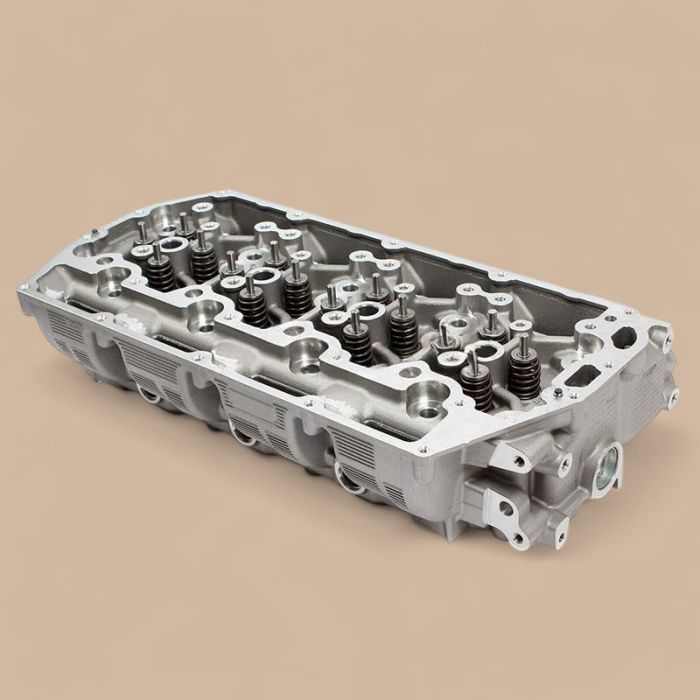 Ford Left Side Complete Cylinder Head with Valves BC3Z-6049-A BC3Z-6049-S Compatible for 2011-2012 Ford Engine 6.7L Super Duty Truck F-250 F-350 F-450 F-550