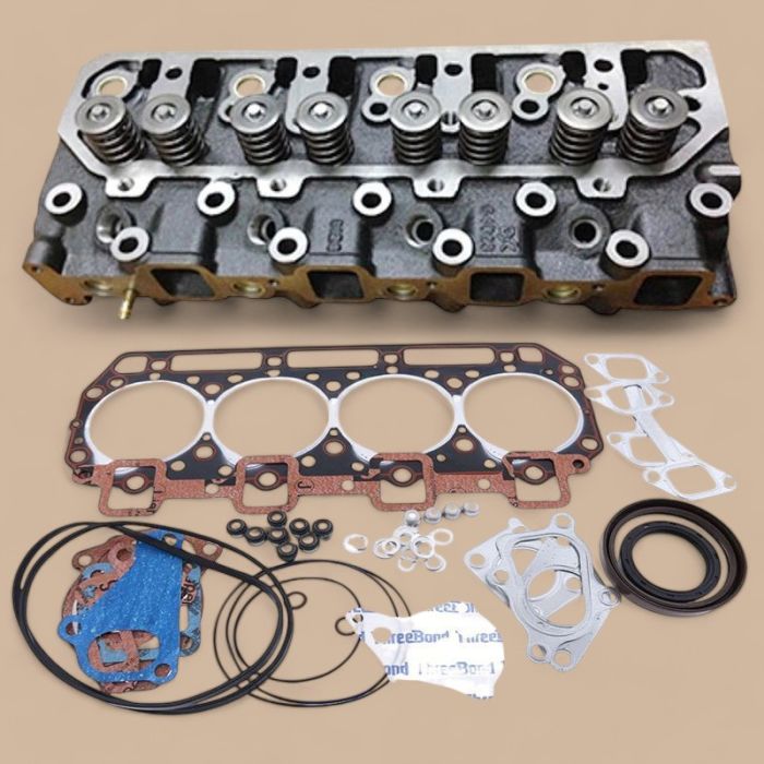 Cummins A2300 A2300T Complete Cylinder Head With Full Gasket Set Compatible for Cummins Engine Daewoo D20S D25S D30S