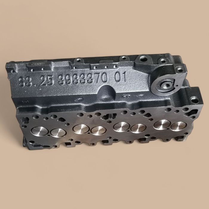 Cummins 4B3.9 4BT3.9 Complete Cylinder Head with Valves 3966448 Compatible for Cummins Engine Hyundai Excavator R140LC-7 R140LC9S R140W7 R140W9S R140LC-9S R140W-7 R140W-9S