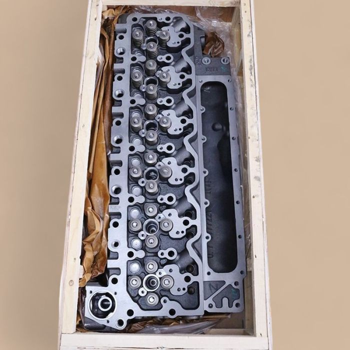 Komatsu 6D107 6D107-1 SAA6D107E-1 Engine Complete Cylinder Head with Valves Compatible for Komatsu WA250-6 WA320-6 WA380-6 PC200-8 PC220LC-8 PC240LC-8 PC300-8