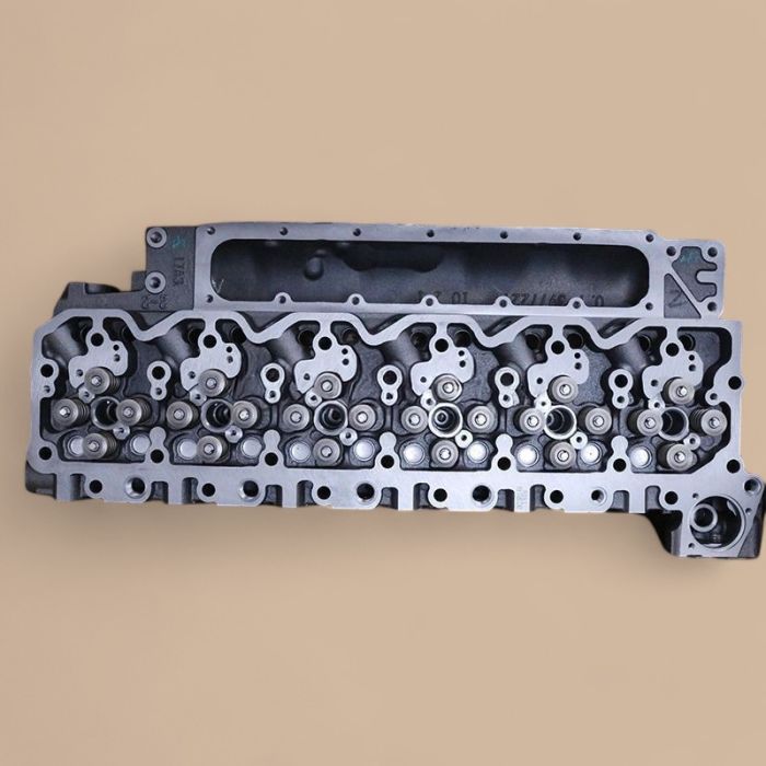 Cummins Complete Cylinder Head with Valves 4988954 Compatible for Cummins Engine ISB6.7 ISD6.7 ISBE QSB6.7 Hyundai Excavator R250LC9A R260LC-9A