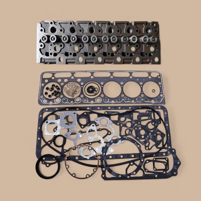 Kubota Engine S2800 Complete Cylinder Head with Full Gasket Kit Compatible for Kubota Tractor M4950-S M4950DT-S M4950 M4950DT Excavator KH-191 Generator GV-3240 GV-3240SW Indirect Injection