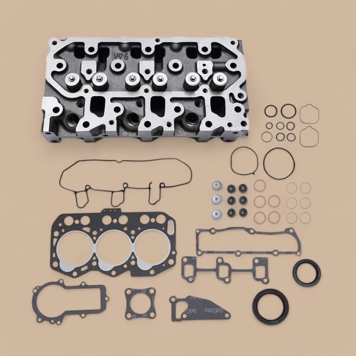 Komatsu Cylinder Head YM119717-11740 Compatible for Komatsu 3D76E Engine PC20MR-2 PC22MR-3 PC26MR-3 Excavator