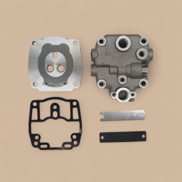 Isuzu Complete Cylinder Head of Air Brake Compressor 1-19100333-5 Compatible for Isuzu Engine 6WF1 Truck CXCY