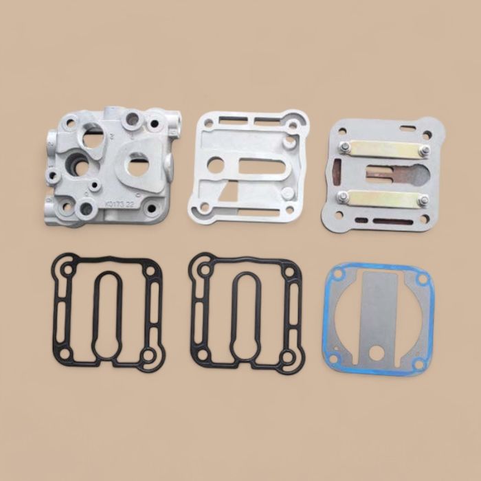 Cummins Cylinder Head Complete of Air Brake Compressor 5298200 Compatible for Cummins Engine ISBE6.7 QSB6.7