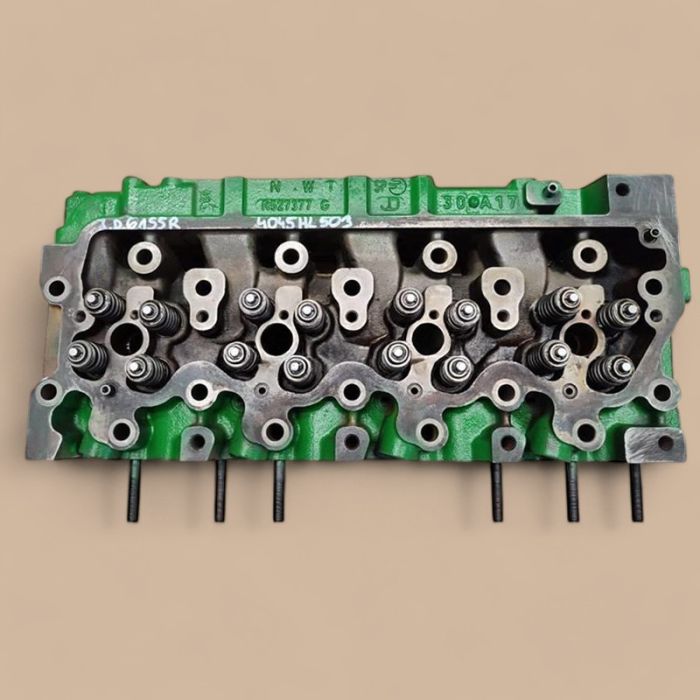 John Deere Cylinder Head Assembly R527377 RE588246 Compatible for John Deere Engine 4045 4.5L Tractor 5085E 5090M 5100R 5125R 6105M 6115M 6125R