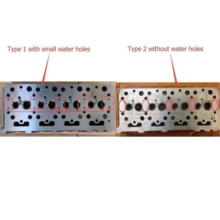 Mustang Engine V1702 Complete Cylinder Head with Gasket Kit Compatible for Mustang Loader 442 Kubota Tractor L355SS L2850 L1850F L2860GST L355 Excavator KH-90 KH-90H