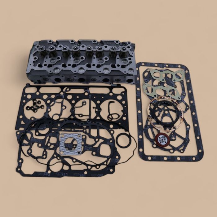 Kubota Engine Cylinder Head 6675642 Compatible for Kubota V2003T Bobcat 337 341 773 S150 S160 S175 S185 BL470 BL475 BL570 BL575 T190