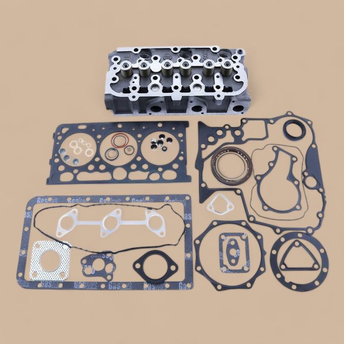 Kubota Engine D902 Complete Cylinder Head and Full Gasket Kit Compatible for Kubota Utility Vehicle RTV900G RTV900R6 RTV900R9 RTV900T6 RTV900W9