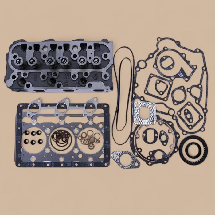 Kubota D1005 Cylinder Head 6672357 7001438 6687907 Compatible for Kubota Engine Bobcat Skid Steer Loader 463 553 S70