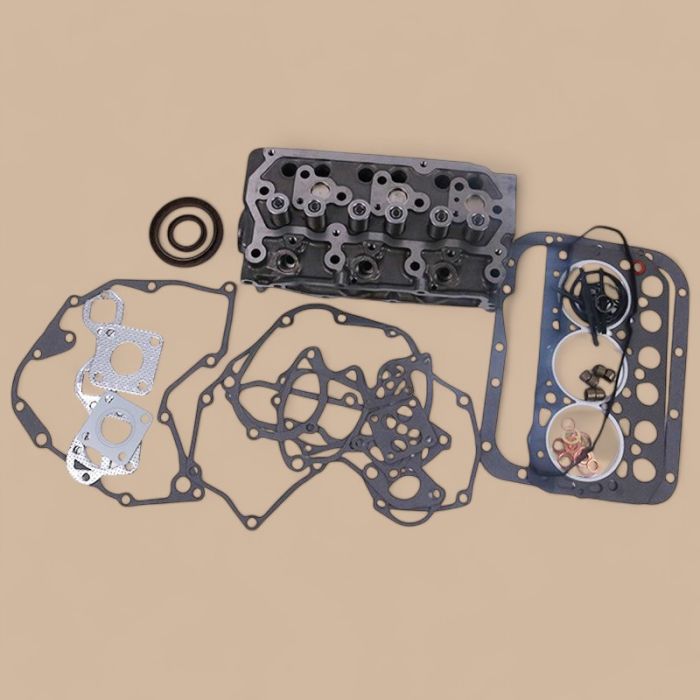 Mitsubishi Complete Cylinder Head with Full Gasket Kit Compatible for Mitsubishi S3L S3L2 S3L2-Y1 Engine