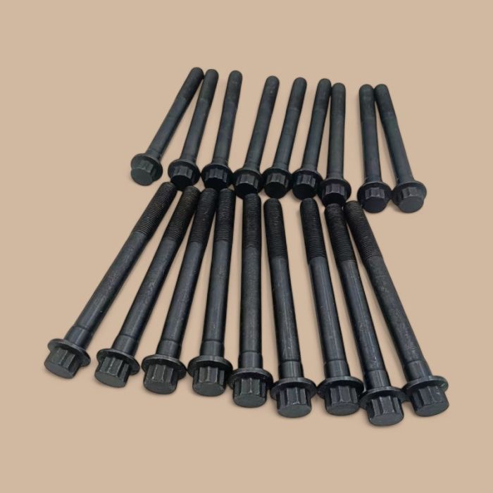 Mitsubishi 1 Set Cylinder Head Bolt Compatible for Mitsubishi Engine 4M40 4M40T