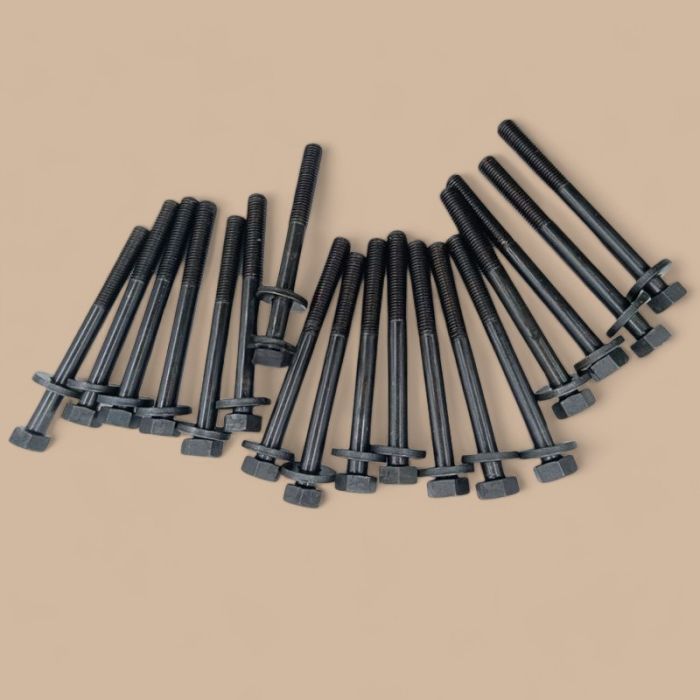 Isuzu 1 Set Cylinder Head Bolt Compatible for Isuzu Engine 4JJ1