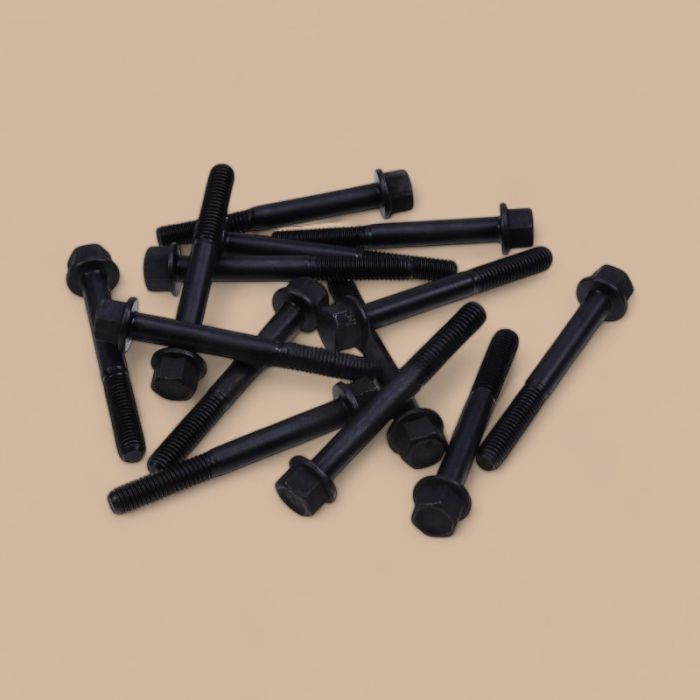 Carrier 14Pcs Cylinder Head Bolt 25-34042-00 Compatible for Carrier Engine CT-3.44-TV CT3.44TV 3.44TV Supra 750 850