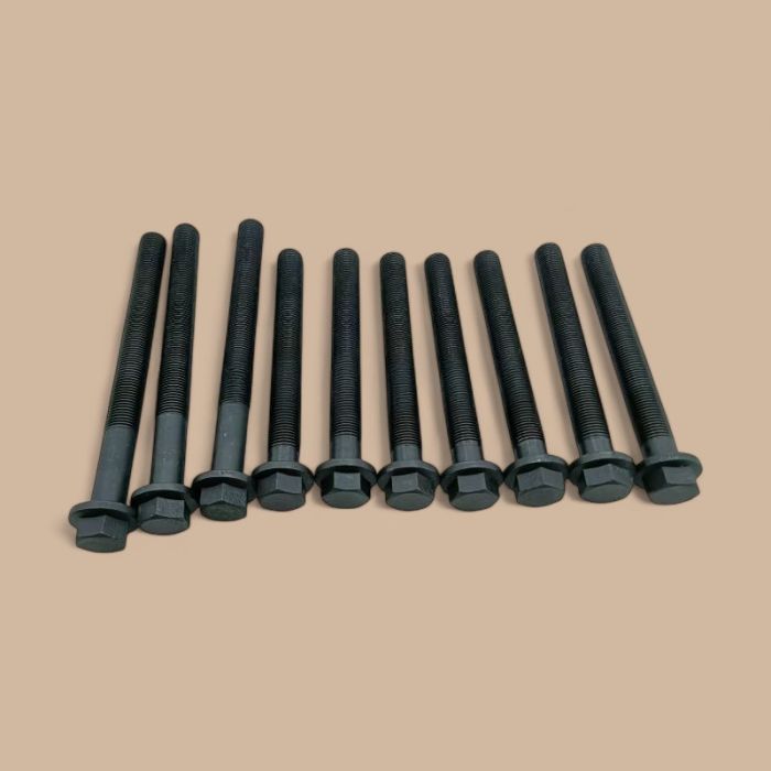 Caterpillar 1 Set Cylinder Head Bolt 225-5501 225-5502 Compatible for Caterpillar CAT Engine 3054 3054B 3054C 3054E 3054T C3.3 C3.4 C3.4B C4.4 C4.4B Excavator 320