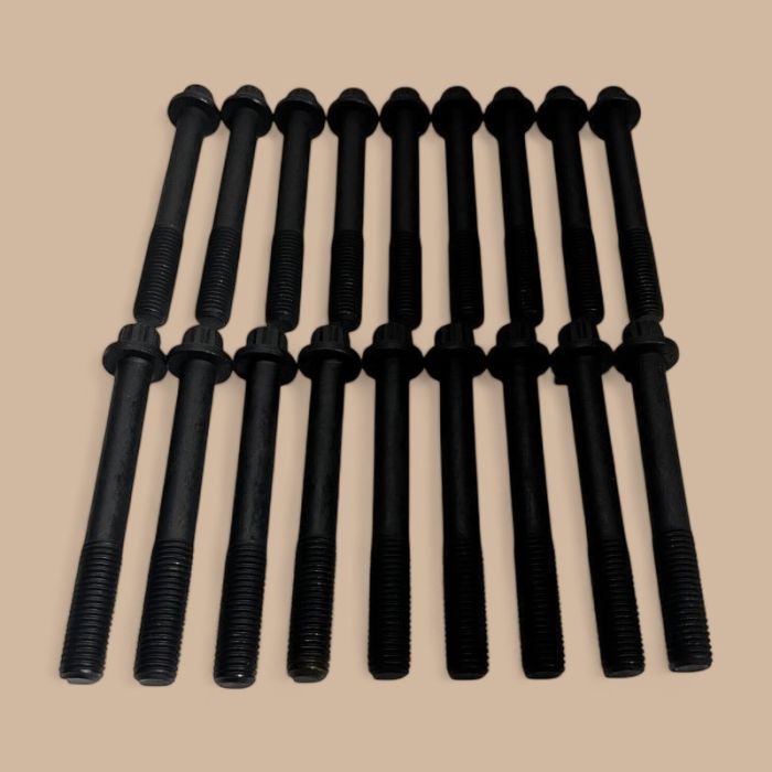 Isuzu 1Set Cylinder Head Bolt Compatible for Isuzu Engine 4HF1 4HK1 6HK1 6HH1 6HE1 Hitachi Excavator ZX200-3 ZX210-3 ZX220W-3 ZX240-3 ZX250LC-3 ZX270-3 ZX280LC-3 ZX350-3