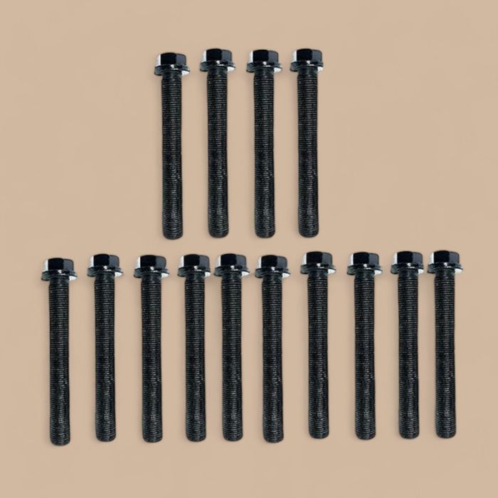 Caterpillar 14 Pieces Cylinder Head Bolts 276-8134 Compatible for Caterpillar CAT Engine C6.6 C7.1