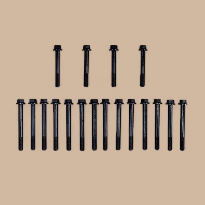 Perkins Cylinder Head Bolt Kit T427106 Compatible for Perkins Engine 404C-22 404D-22T