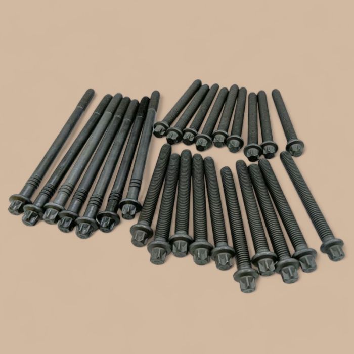 Volvo 1 Set Cylinder Head Bolt Compatible for Volvo Engine D6D D6E