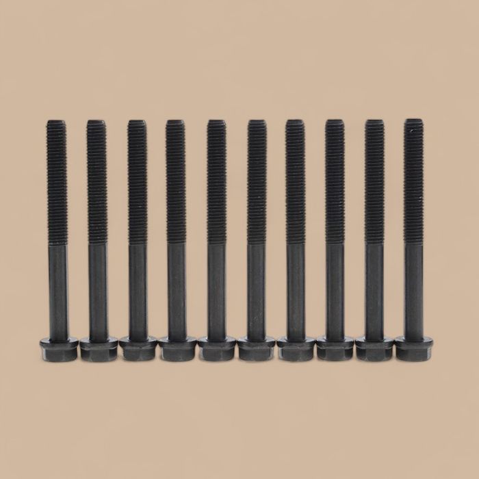 Cummins 1Set Cylinder Head Bolt 3920780 Compatible for Cummins Engine 4B 6B 6B5.9 6BTA5.9-G3 4B3.9 B5.9-C177