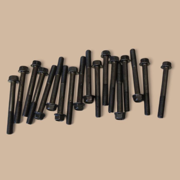 Kubota 18Pcs Cylinder Head Bolt 16241-03450 16216-03450 Compatible for Kubota Engine V1505