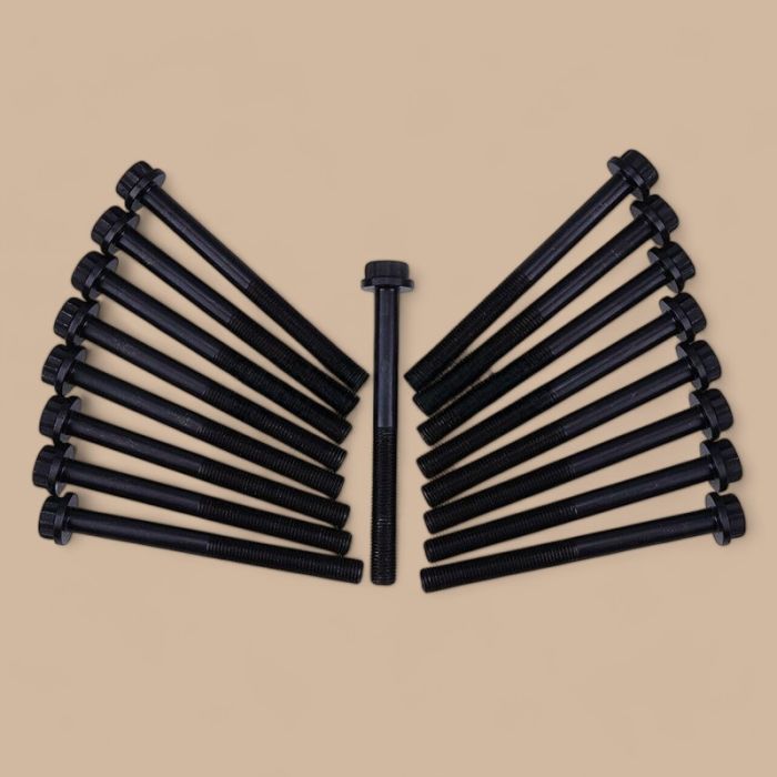 Cummins 1 Set Cylinder Head Bolt C6204131610 Compatible for Cummins Engine B3.3