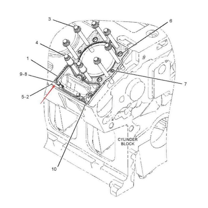 Caterpillar Cylinder Head Gasket 1106991 Compatible for Caterpillar CAT Engine 3508 3512 3516 Excavator 5130 5230 Tractor 776C 776D 784B 784C