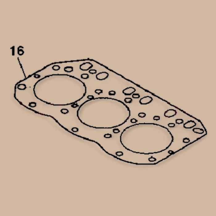 John Deere Cylinder Head Gasket M806811 Compatible for John Deere 27D 35D 35G 4475 4410 3320 2720