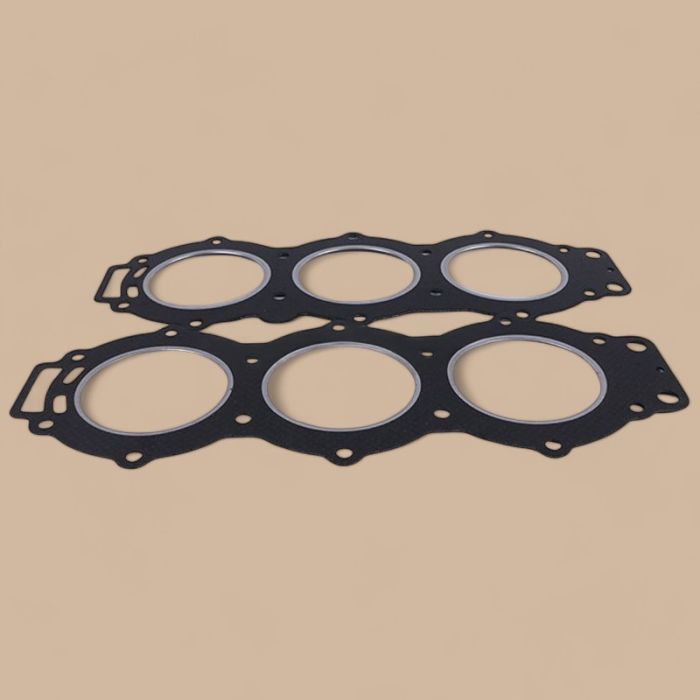 Yamaha 2 Pcs Cylinder Head Gasket 688-11181-00 Compatible for Yamaha Outboard 75 80 85 90 HP
