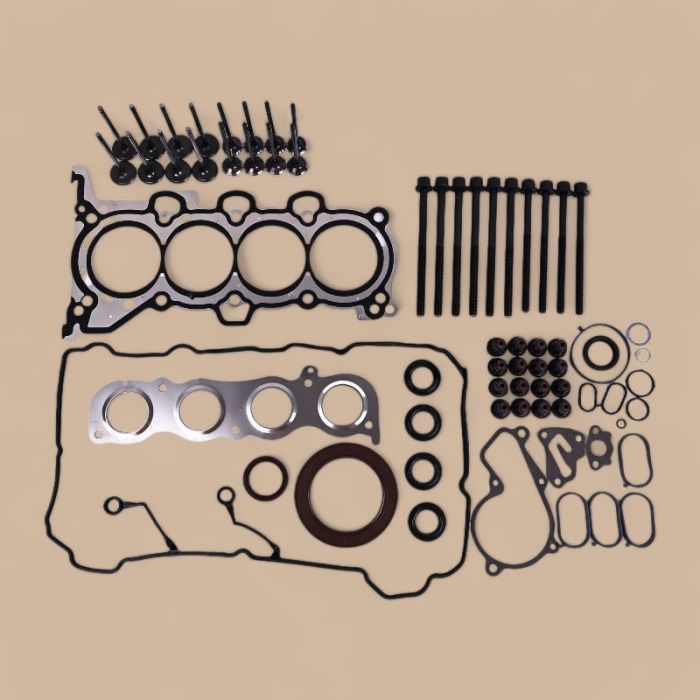 Hyundai Head Gasket Set W/Bolts & Intake Exhaust Valves ES72486 HGB193 Compatible for Hyundai Kia Engine 1.8L 2.0L